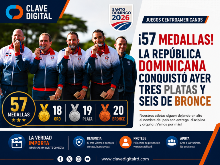 República Dominicana alcanza 57 medallas y se mantiene entre los mejores de Santo Domingo 2026