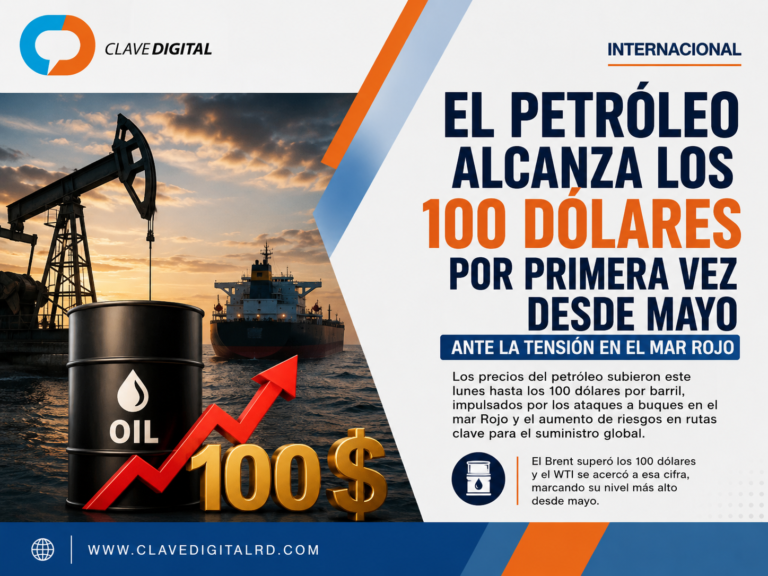 El petróleo vuelve a los US$100 por la tensión en el mar Rojo