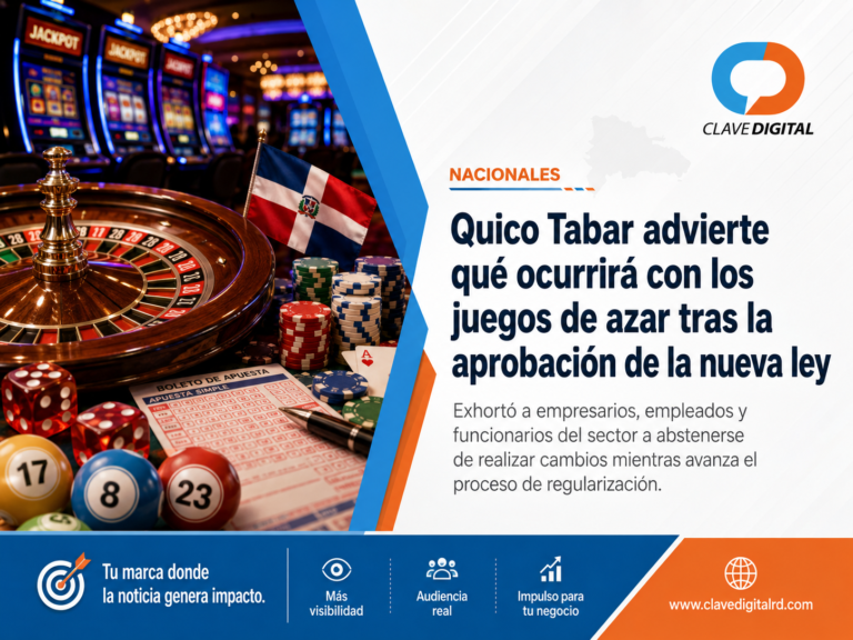 Quico Tabar pide frenar cambios en los juegos de azar mientras avanza la nueva ley