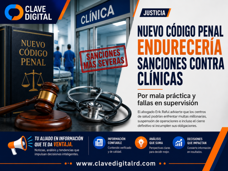 Nuevo Código Penal podría imponer sanciones más severas a clínicas por fallas médicas