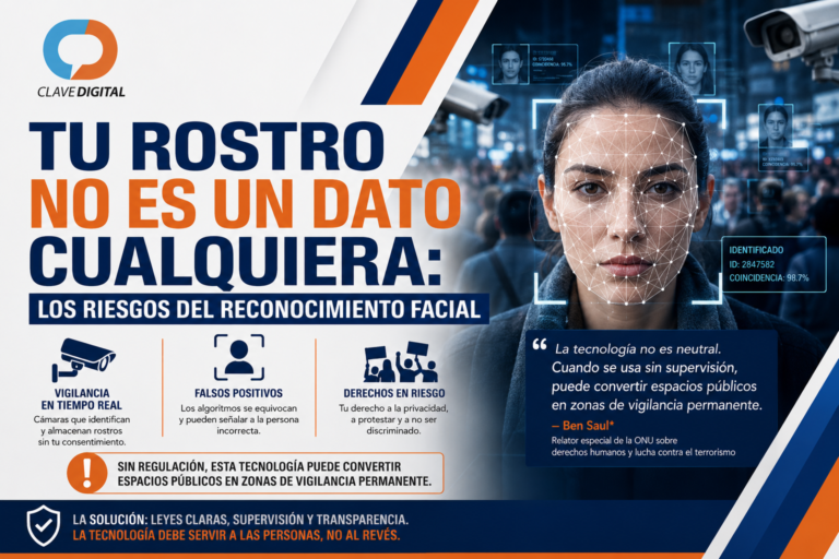 Tu rostro no es un dato cualquiera: los riesgos del reconocimiento facial