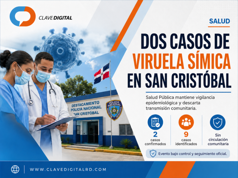 Dos casos de viruela símica fueron detectados en destacamento de San Cristóbal