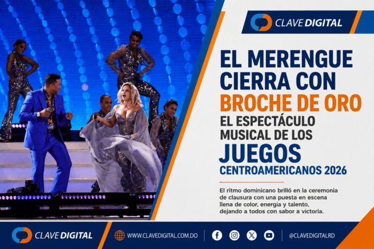 El merengue cierra con broche de oro el espectáculo musical de los Juegos Centroamericanos 2026