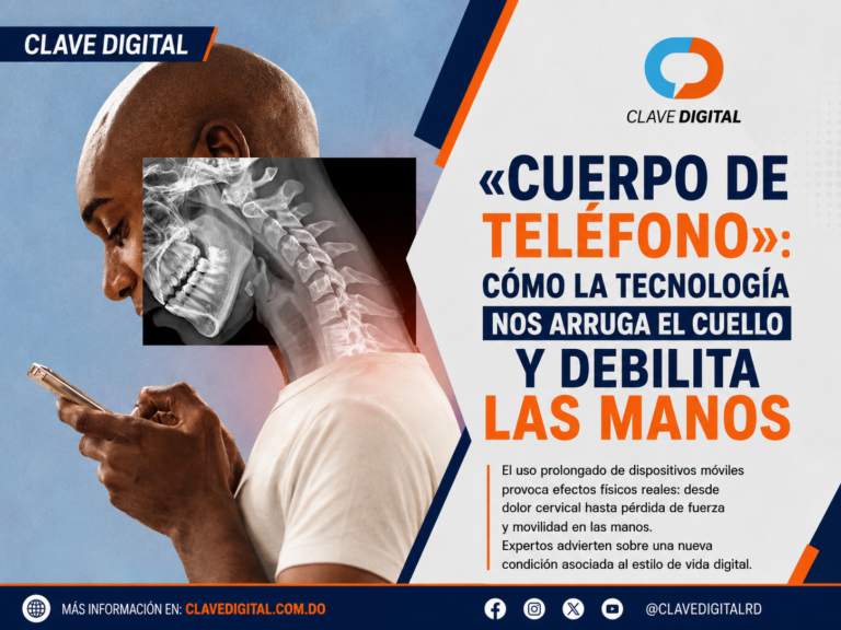 «Cuerpo de teléfono»: cómo la tecnología nos arruga el cuello y debilita las manos
