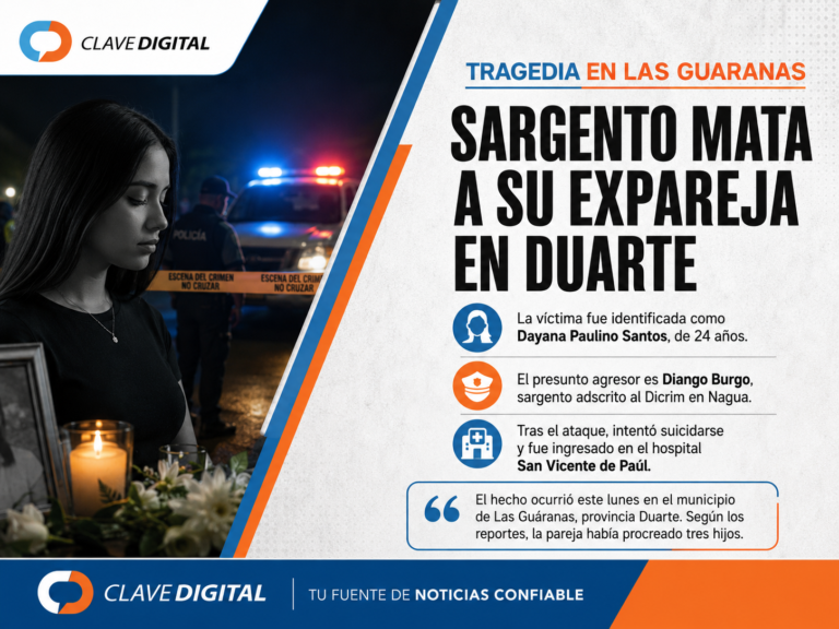 Tragedia en Las Guáranas: sargento mata a su expareja