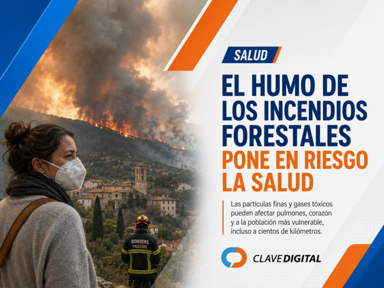El humo de los incendios forestales pone en riesgo la salud