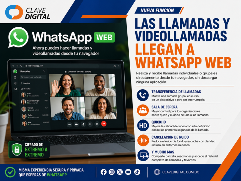 Las llamadas y videollamadas llegan a WhatsApp Web