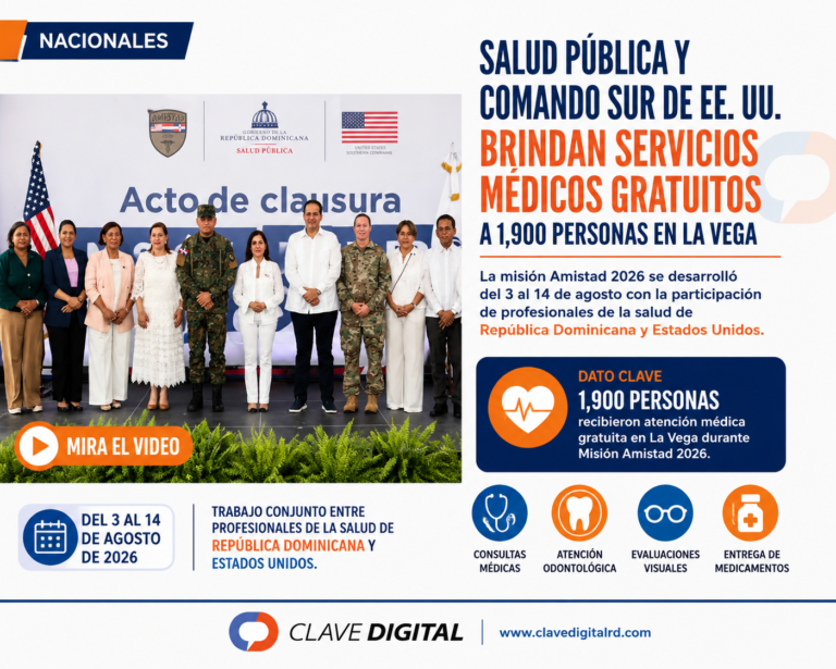 MISIÓN AMISTAD 2026 LLEVA ATENCIÓN MÉDICA GRATUITA A 1,900 PERSONAS EN LA VEGA