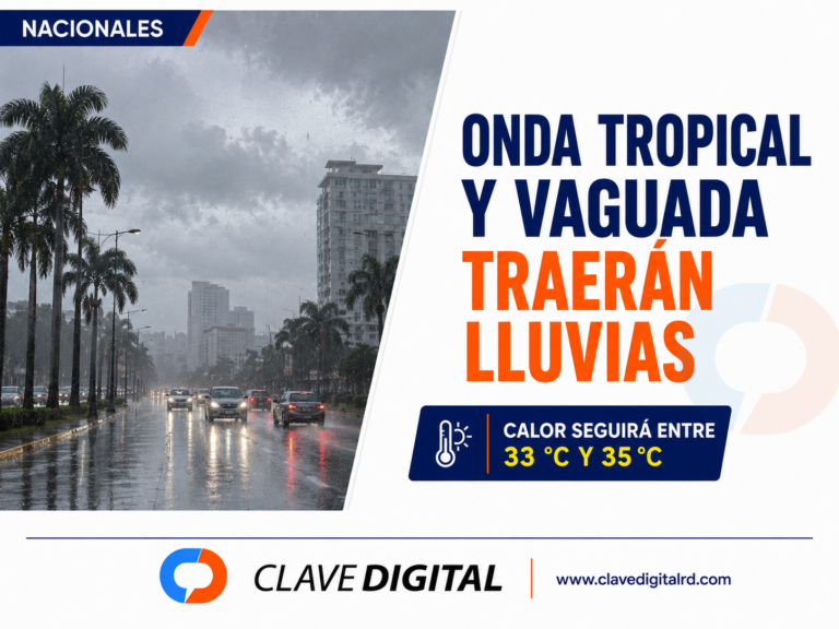 Onda tropical y vaguada traerán lluvias este miércoles; el calor seguirá intenso