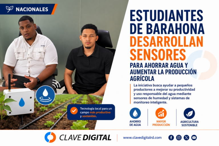 JÓVENES DE BARAHONA INNOVAN CON SENSORES PARA AHORRAR AGUA EN EL CAMPO