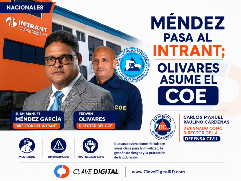 JUAN MANUEL MÉNDEZ PASA AL INTRANT; ERDWIN OLIVARES ASUME EL COE