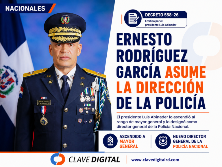 Abinader designa a Ernesto Rodríguez García como nuevo director de la Policía Nacional