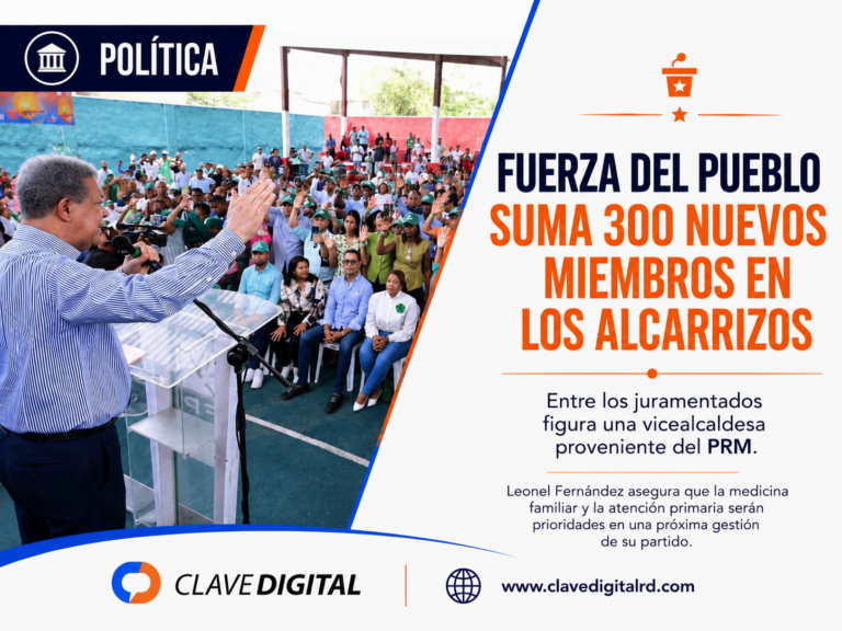 Fuerza del Pueblo suma 300 nuevos miembros en Los Alcarrizos y recibe a vicealcaldesa proveniente del PRM