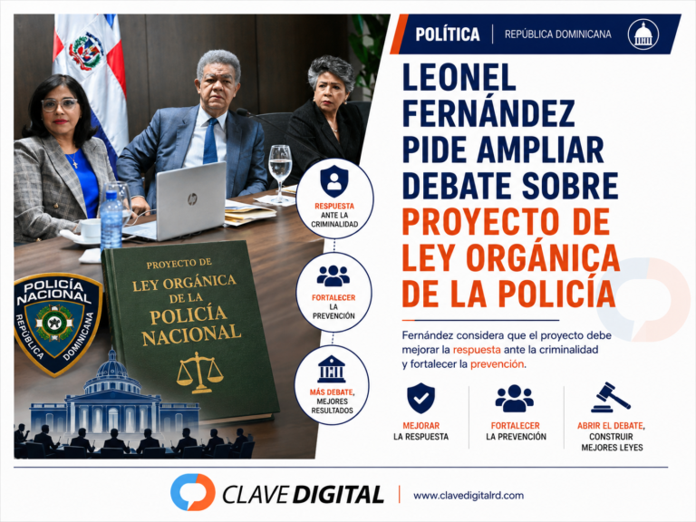 Leonel pide abrir el debate sobre la reforma policial