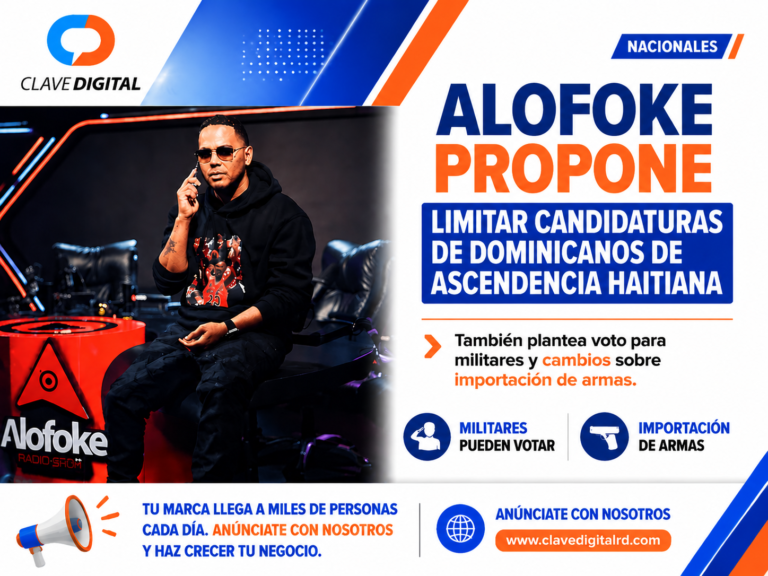 Alofoke plantea limitar candidaturas de dominicanos de ascendencia haitiana y suma propuestas rumbo a 2028
