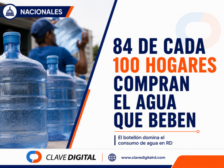 RD, el país del botellón: 84 de cada 100 hogares compran el agua que beben