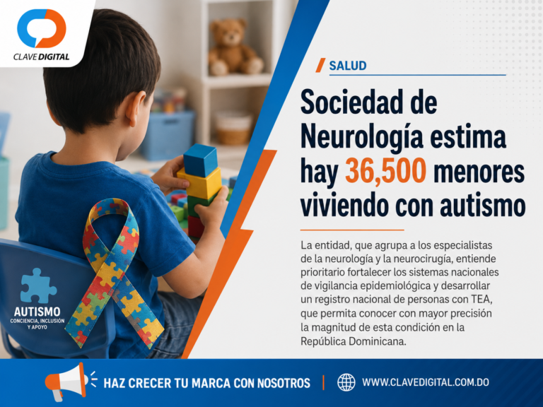 Sociedad de Neurología estima que 36,500 menores viven con autismo en República Dominicana