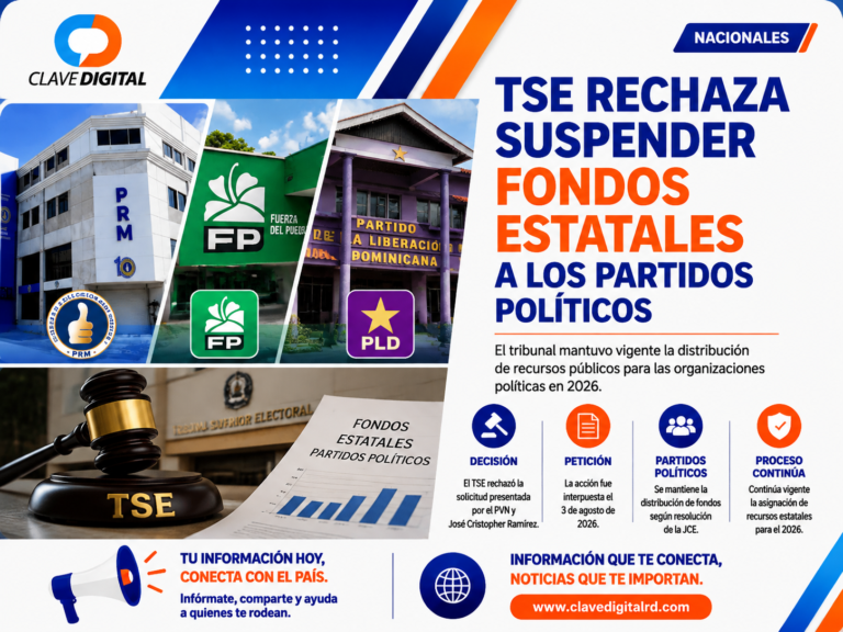 TSE rechaza suspender la distribución de fondos estatales a los partidos políticos