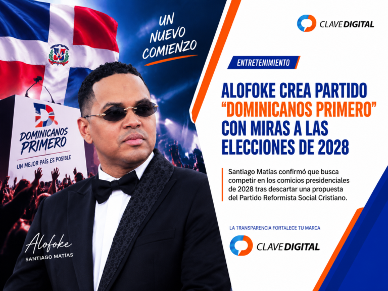 Alofoke crea partido “Dominicanos Primero” con miras a las elecciones de 2028