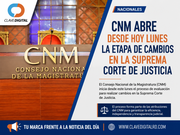 CNM abre desde hoy la etapa de cambios en la Suprema Corte de Justicia
