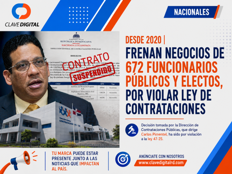 Desde 2020, frenan negocios de 672 funcionarios públicos y electos por violar Ley de Contrataciones