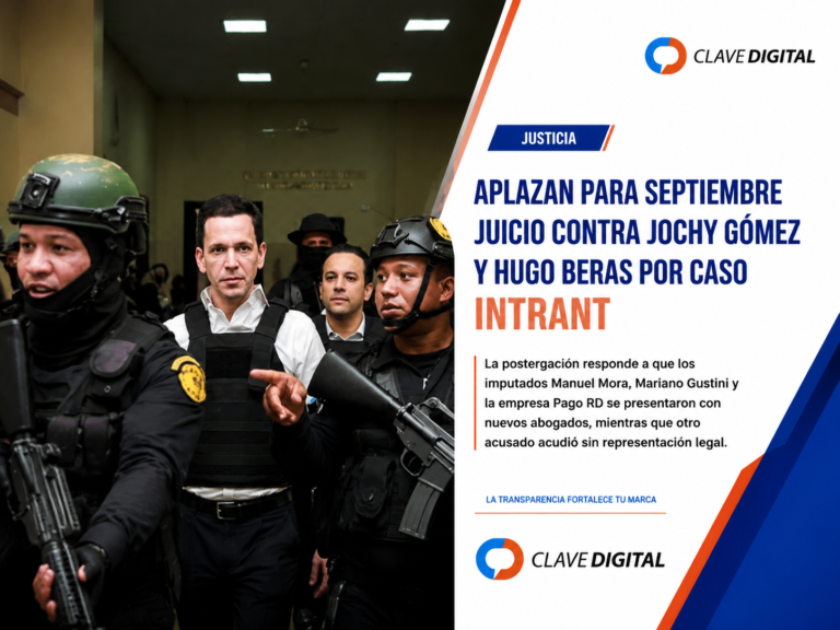 Aplazan para septiembre juicio contra Jochy Gómez y Hugo Beras por caso Intrant