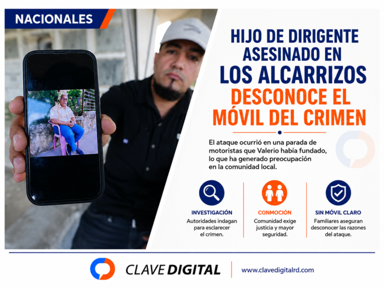 Hijo de dirigente asesinado en Los Alcarrizos desconoce el móvil del crimen