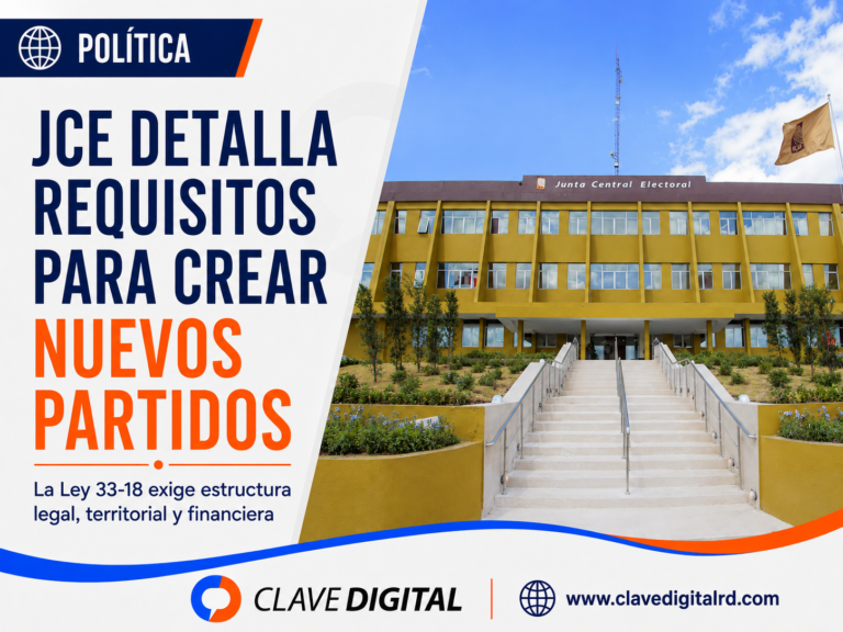 JCE detalla los requisitos para reconocer nuevos partidos políticos