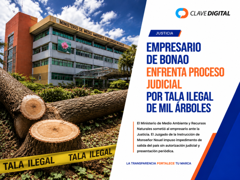 Empresario de Bonao enfrenta proceso judicial por tala ilegal de mil árboles
