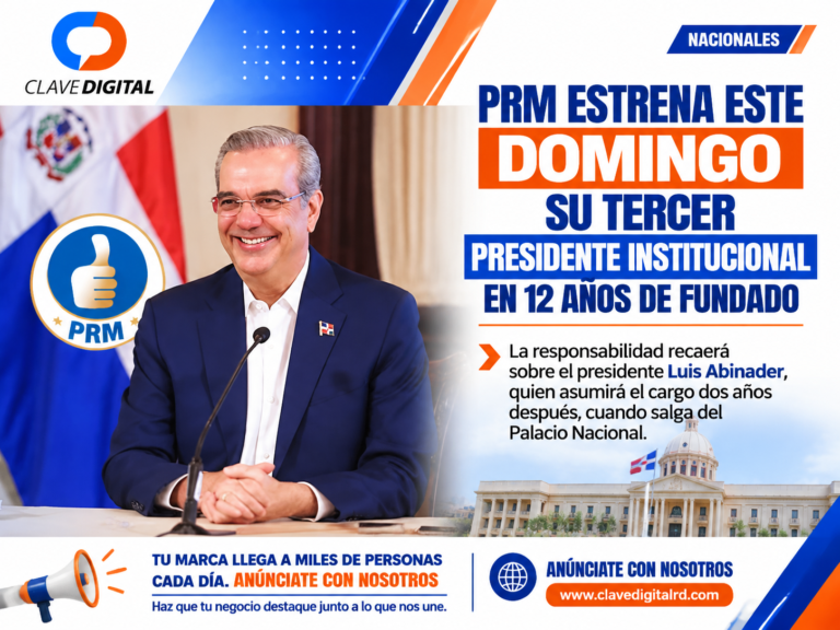 PRM estrena este domingo su tercer presidente institucional en 12 años de fundado